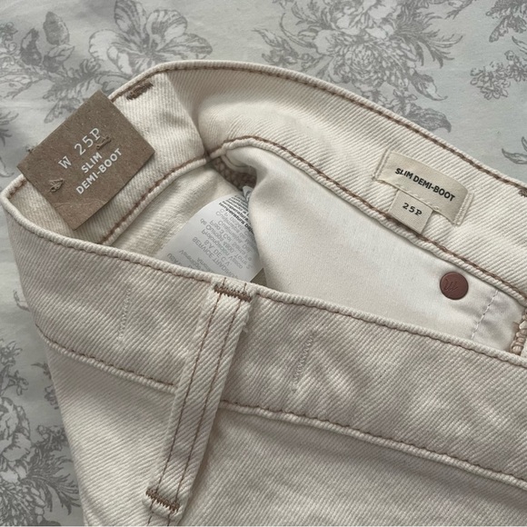 MADEWELL Slim Demi-Boot Jeans in Vintage Canvas Wash - Limited Edition NWT - Picture 2 of 13